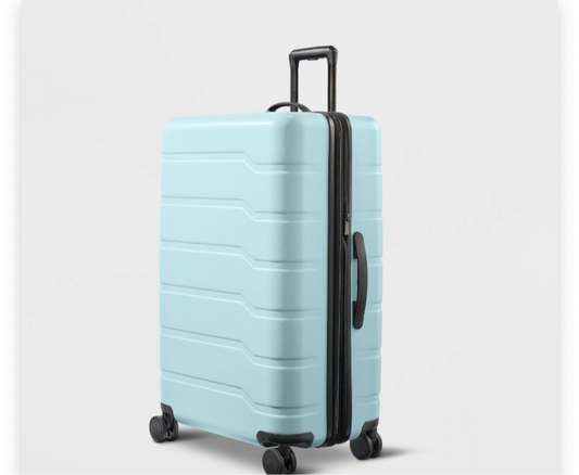 Hardside Large Checked Suitcase - Open Story