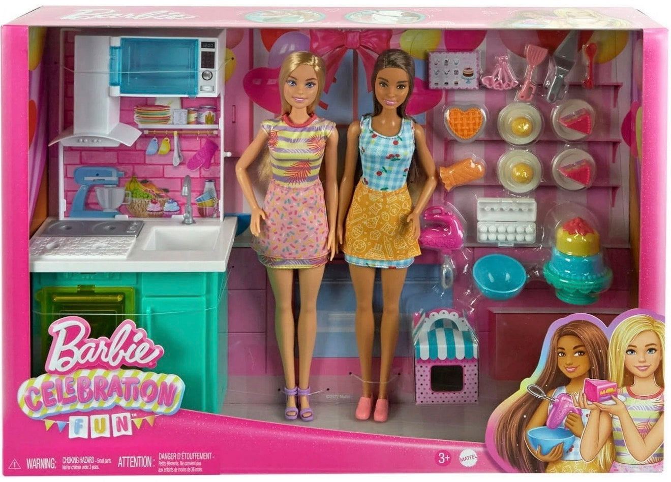 Barbie Celebration Fun Baking Playset with Accessories