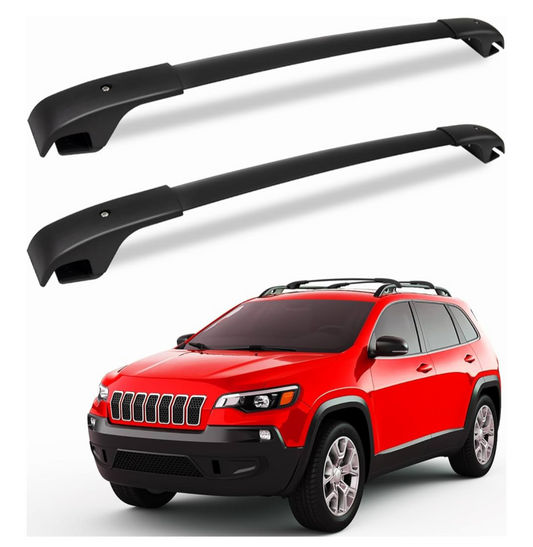 Roof Rack Cross Bars Compatible with Jeep Cherokee 2014–2023 – Aluminum Cargo Rails