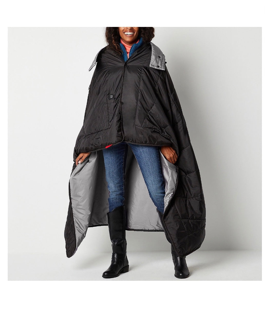 ThermaZero Hooded Heated Outdoor Blanket