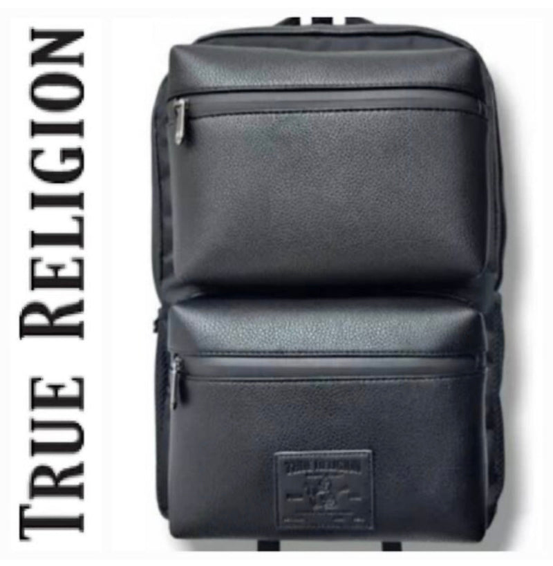 True Religion Brand Jeans Soren Faux Leather Backpack