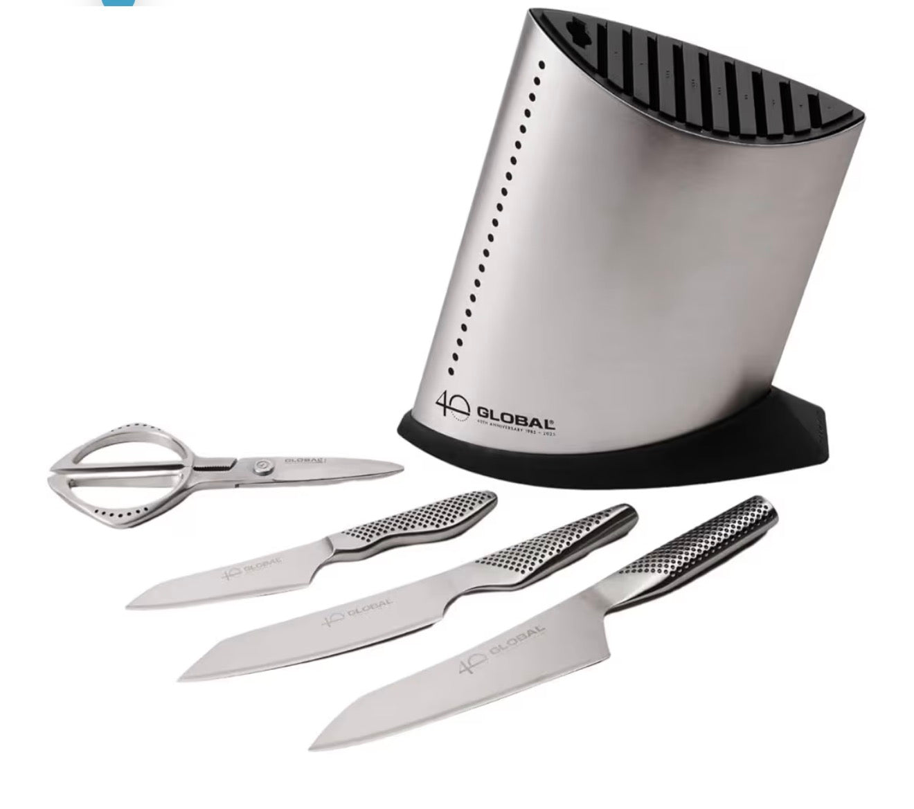 Global 40th Anniversary Knife Block, Set of 5