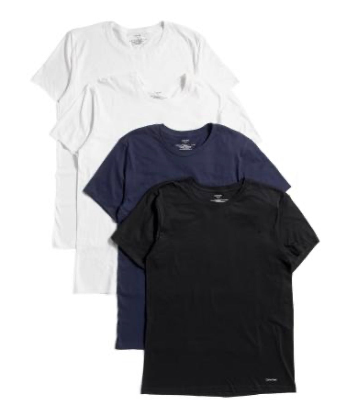 Calvin Klein Men's Classic Fit 100% Cotton Crewneck T-Shirt 4-Pack