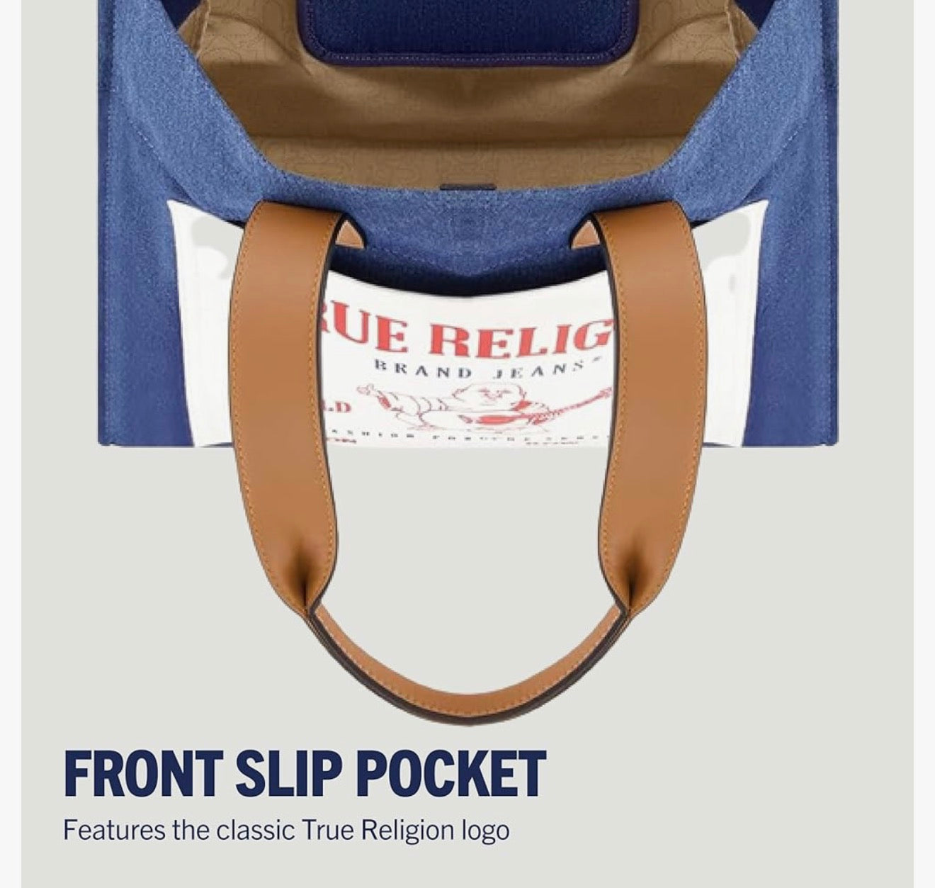 True Religion Large Tote Bag