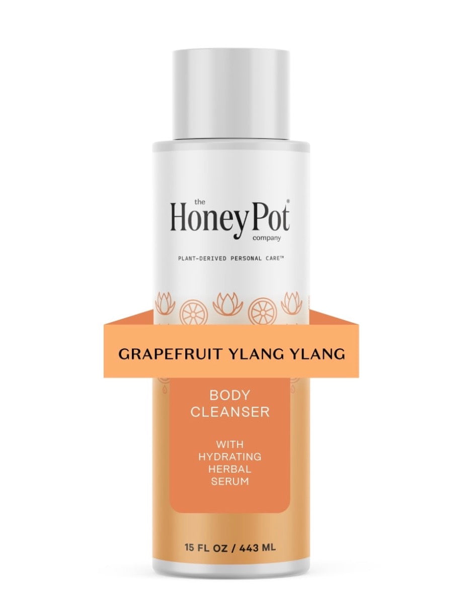 The Honey Pot Company, Grapefruit Ylang Ylang Hydrating Body Cleanser, 15 fl. oz