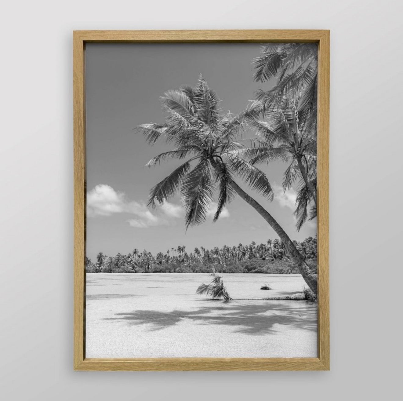 Puthiac Oak Wood Picture Frame 18x24 Beige For Wall Poster 1 Pack