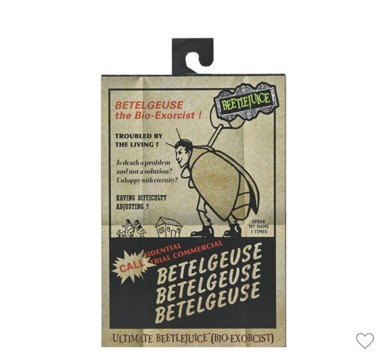 NECA Beetlejuice Deluxe Action Figure – Showtime Edition with Accessories