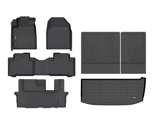 ANBINGO Floor Mats & Cargo Liner & Seatback Fit for Honda Pilot 2009-2015