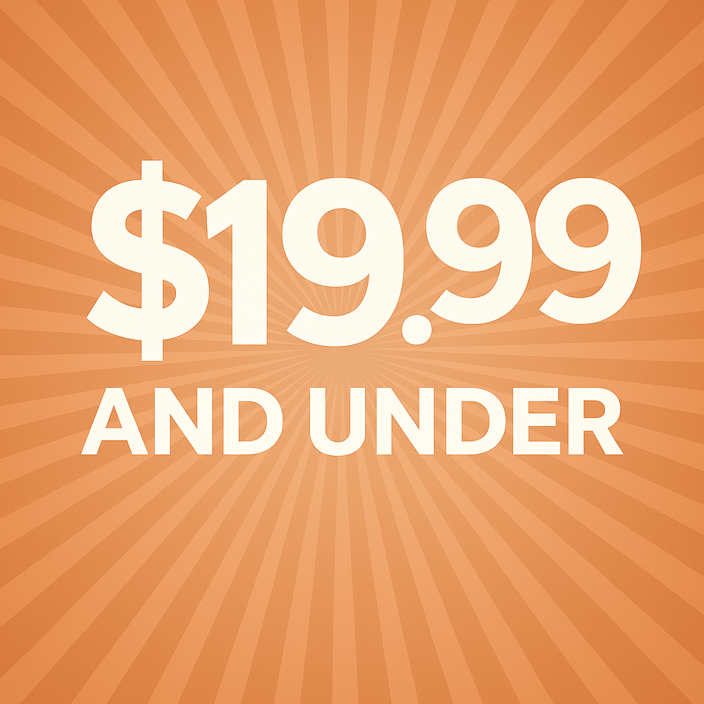 $19.99 & Under