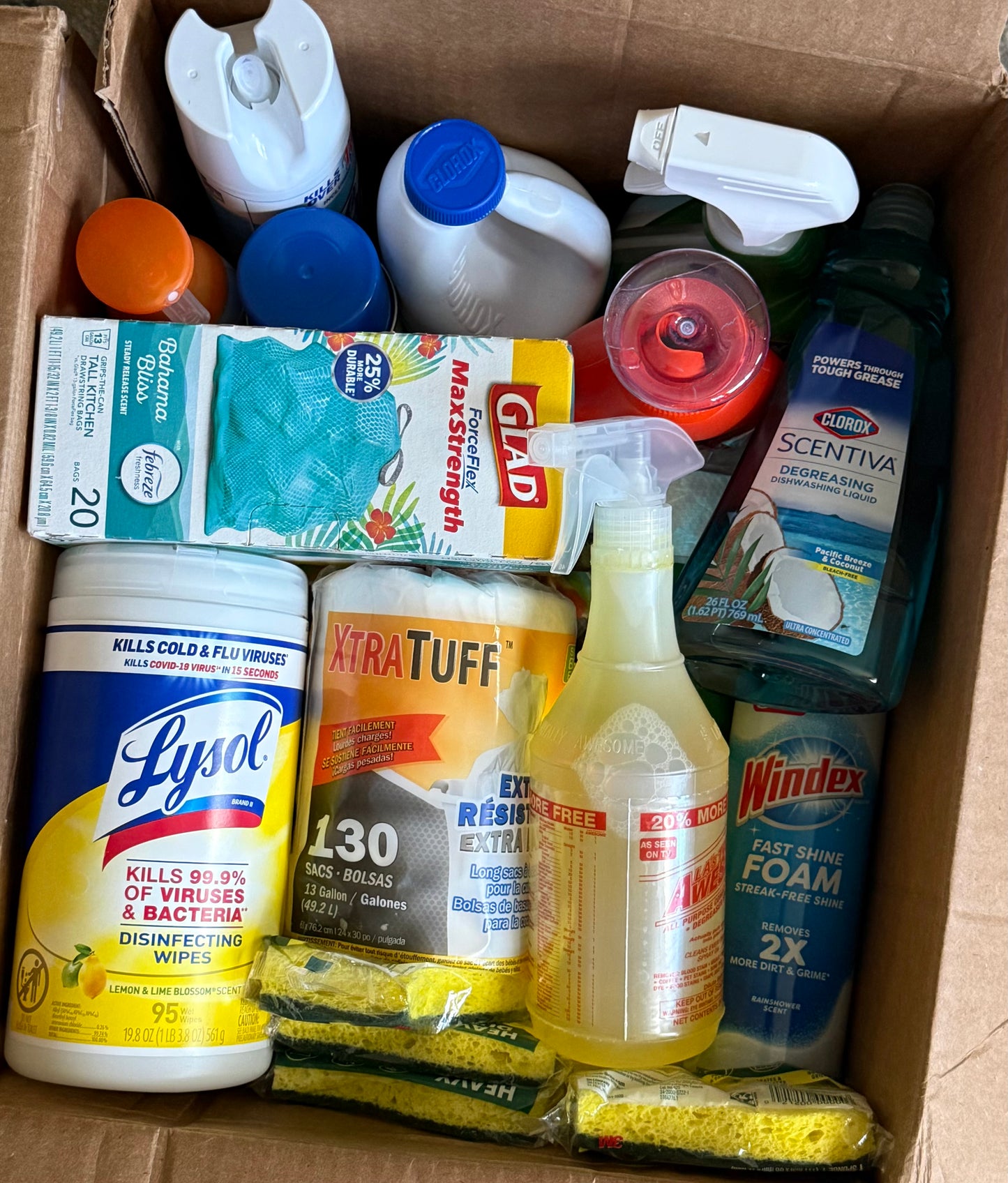 Cleaning Supplies Box