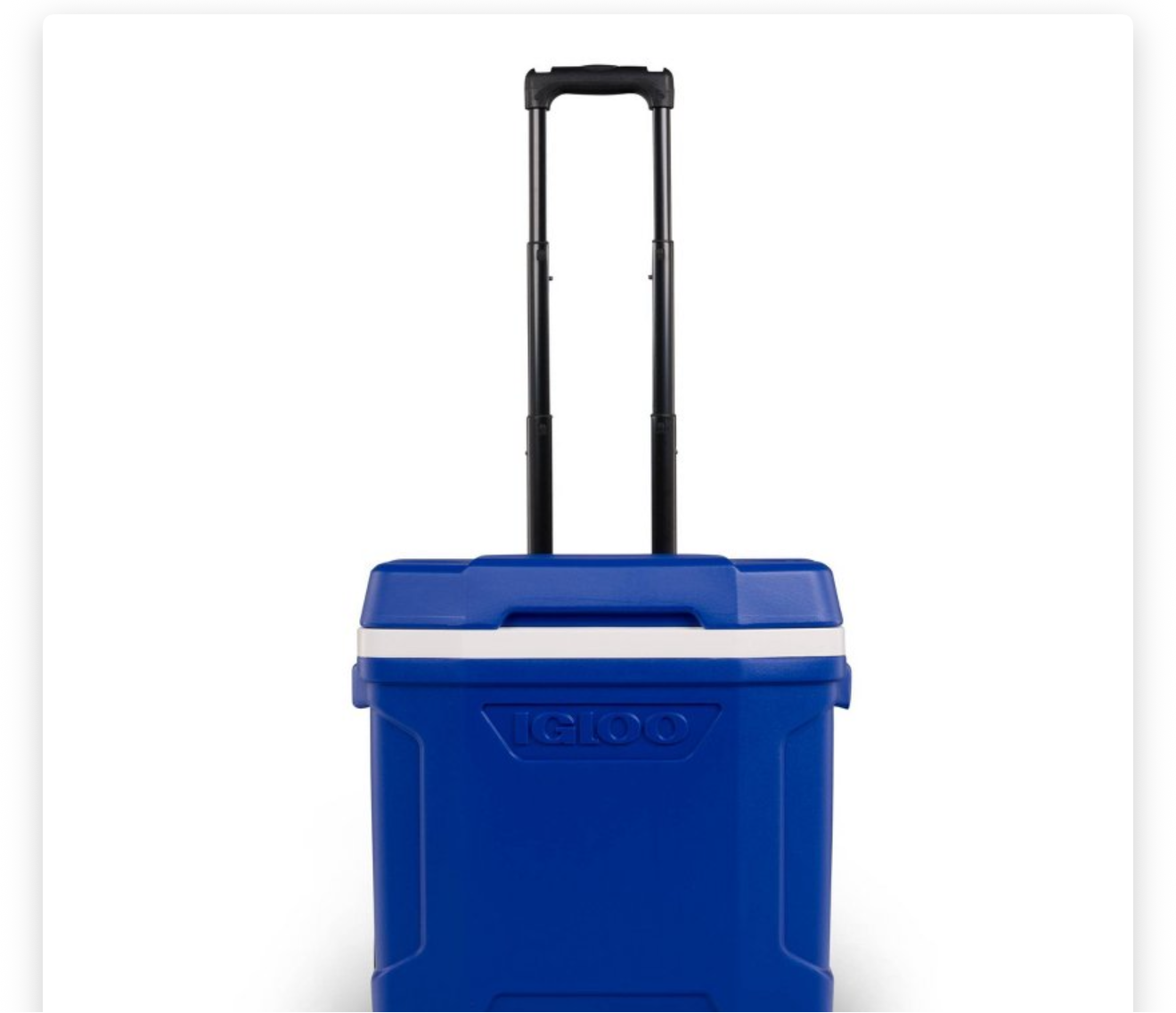 Igloo Latitude 30 Quart Roller Cooler – 3-Day Ice Retention with Telescoping Handle & Wheels