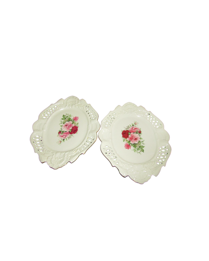 VIntage Rose Serving Plates