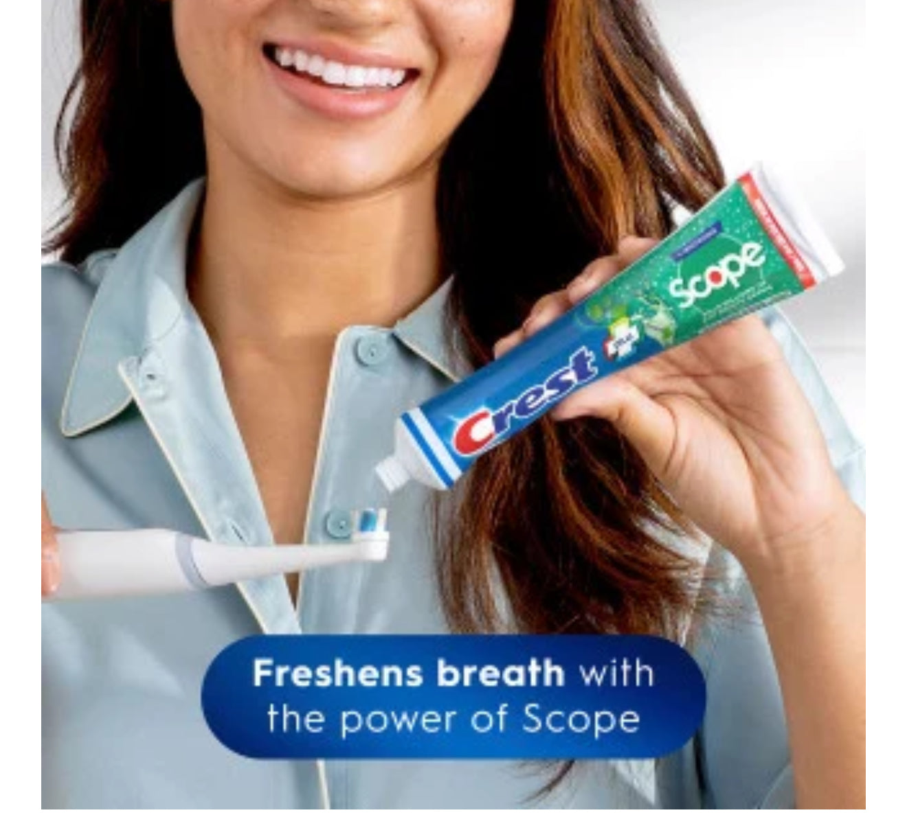 Crest Plus Scope Whitening Toothpaste – Minty Fresh Striped,