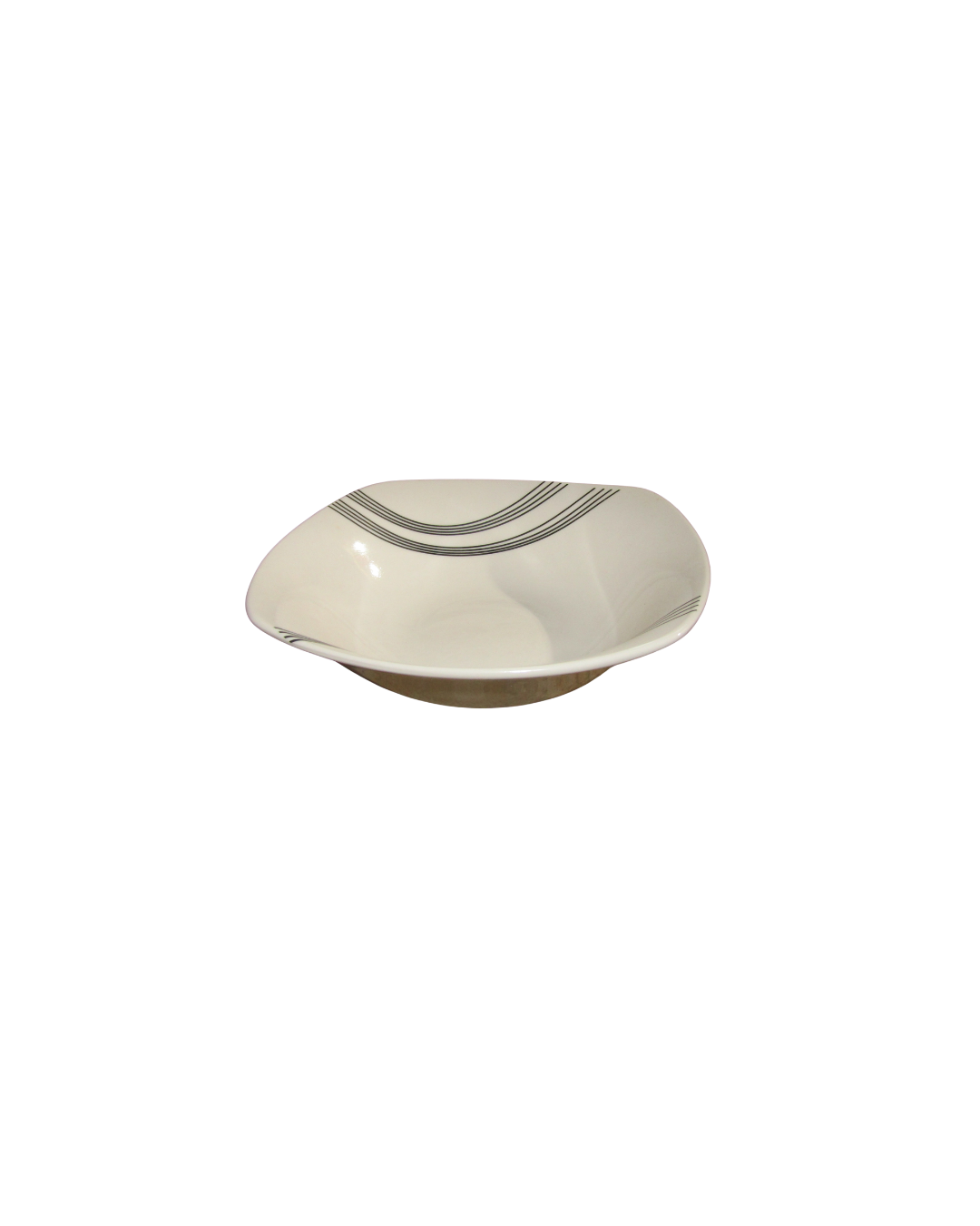 Gibson Tuxedo Wave Bowl and Plate Set