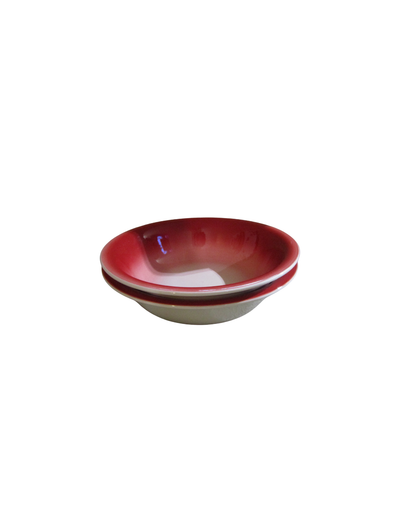 Red Ceramic Bowl Set