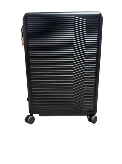 Signature Hardside Large Checked Spinner Suitcase – Matte Black, Open Story with TSA Locks