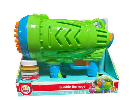Bubble Barrage Automatic Bubble Blaster Toy