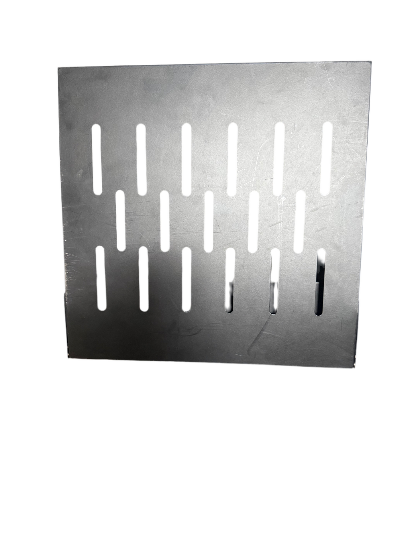 Black Steel Vented Rack Mount Enclosure – AV/Network Shelf Bracket – 2U Style