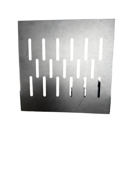 Black Steel Vented Rack Mount Enclosure – AV/Network Shelf Bracket – 2U Style