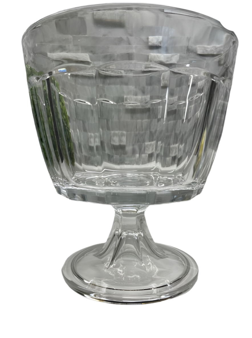Crystal Glass Pedestal Bowl – Dessert or Candy Dish