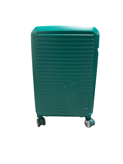 SJP Signature Hardside Expandable Spinner Suitcase – Pink or Emerald Green