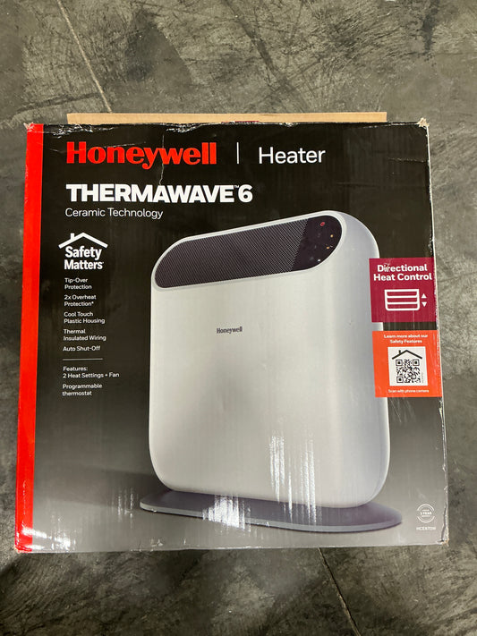 Honeywell ThermaWave 6 Ceramic Space Heater with Programmable Thermostat and Safety Features