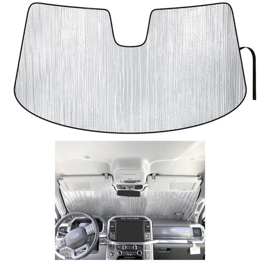 YelloPro Custom Fit Front Windshield Sunshade For Ford F150 Lightning 2021 2025