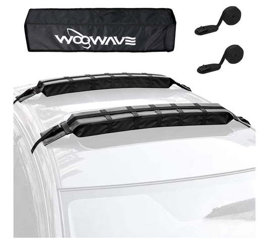 WOOWAVE Premium Kayak Roof Rack Pads For Canoe Surfboard Paddleboard SUP