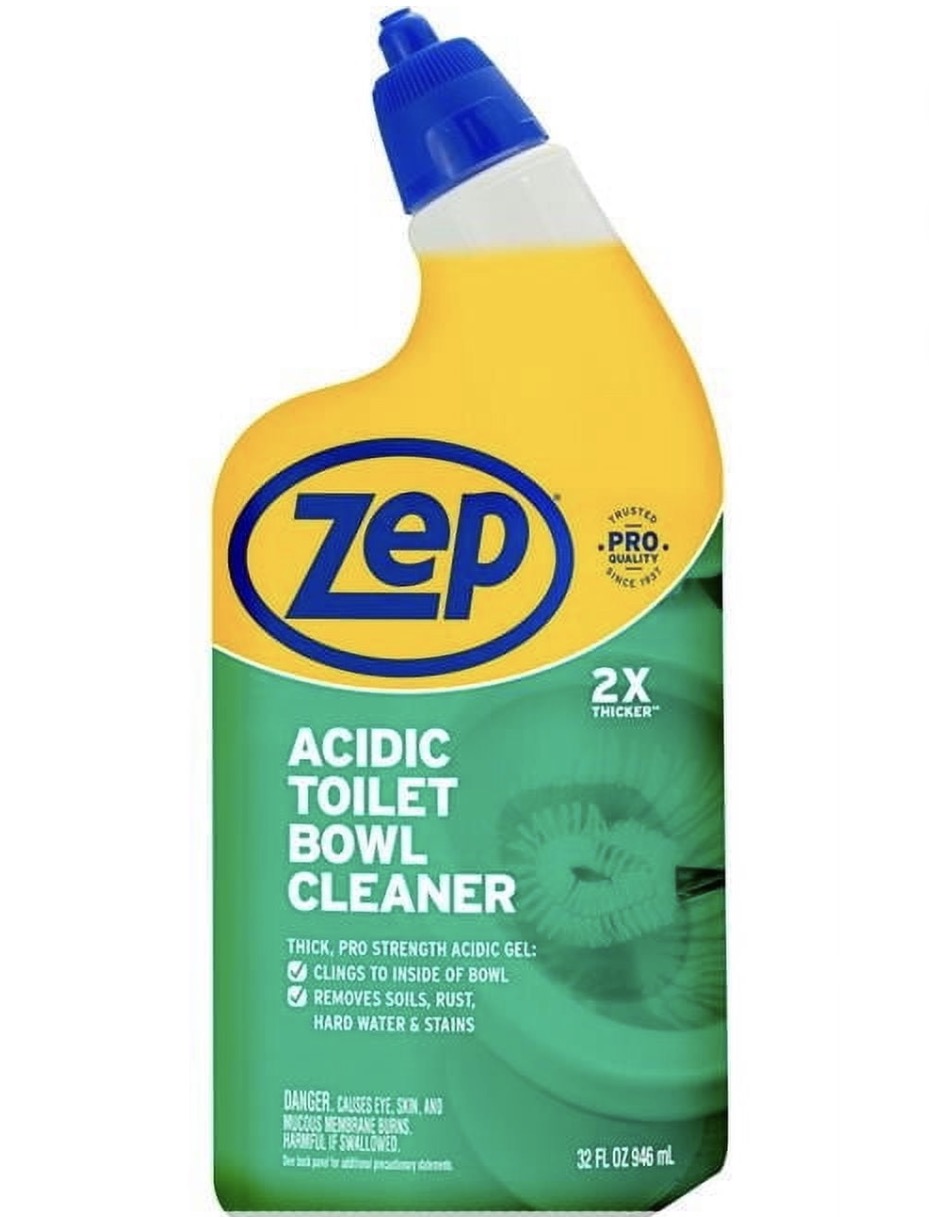 Zep Acidic Commercial Toilet Bowl Cleaner, 32 fl oz