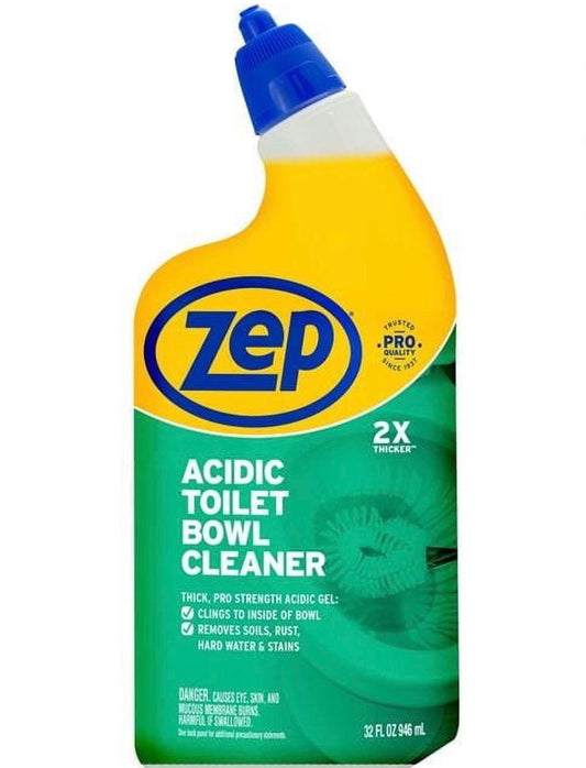 Zep Acidic Commercial Toilet Bowl Cleaner, 32 fl oz