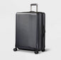 Signature Hardside Large Checked Spinner Suitcase Matte Black TSA Locks