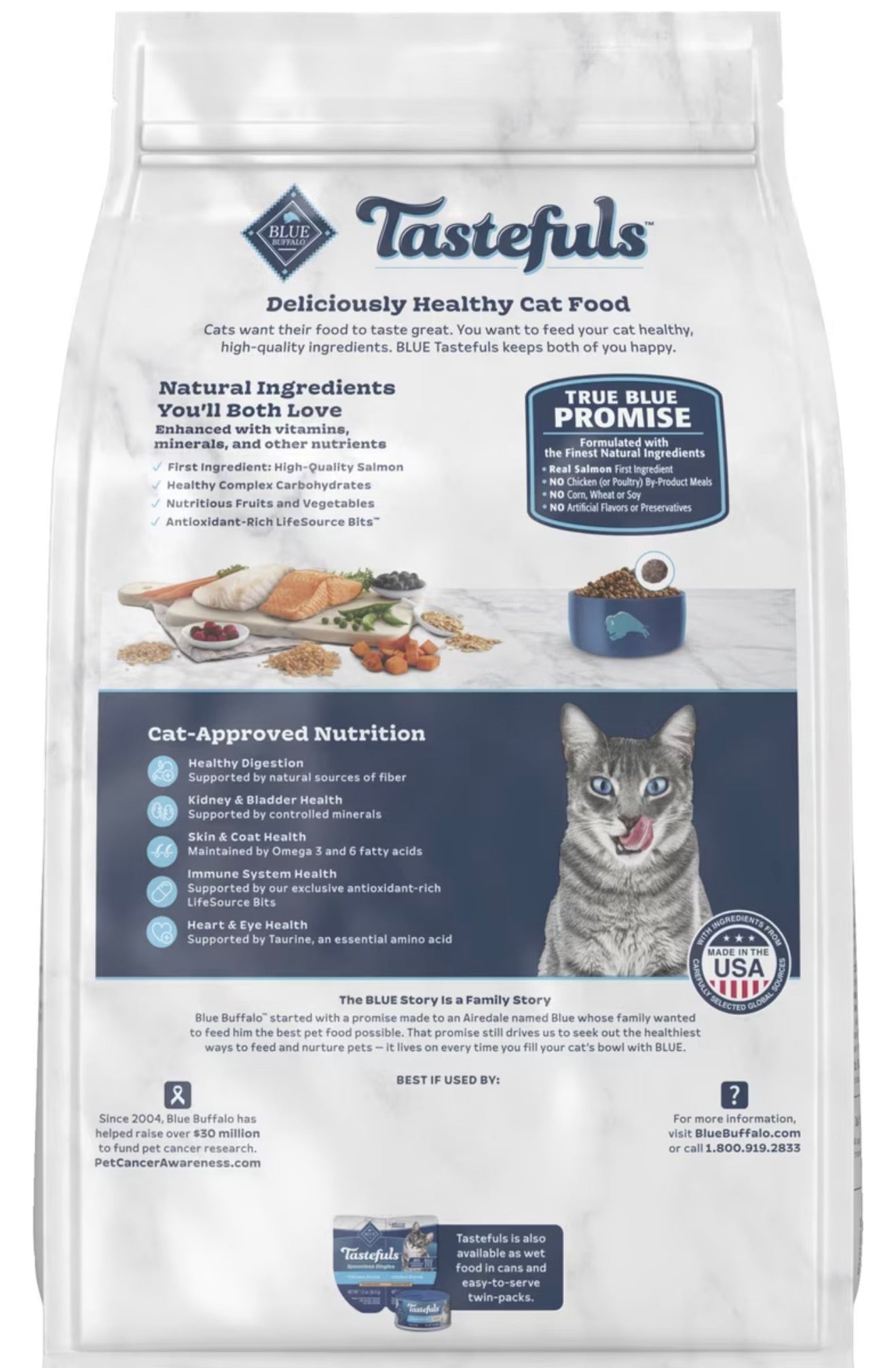 Blue Buffalo Tastefuls Multi-Protein Recipe Adult Dry Cat Food