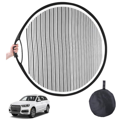 Tobeelec 80cm Car Dent Detection Board with Storage Bag – Striped Light Reflector Tool