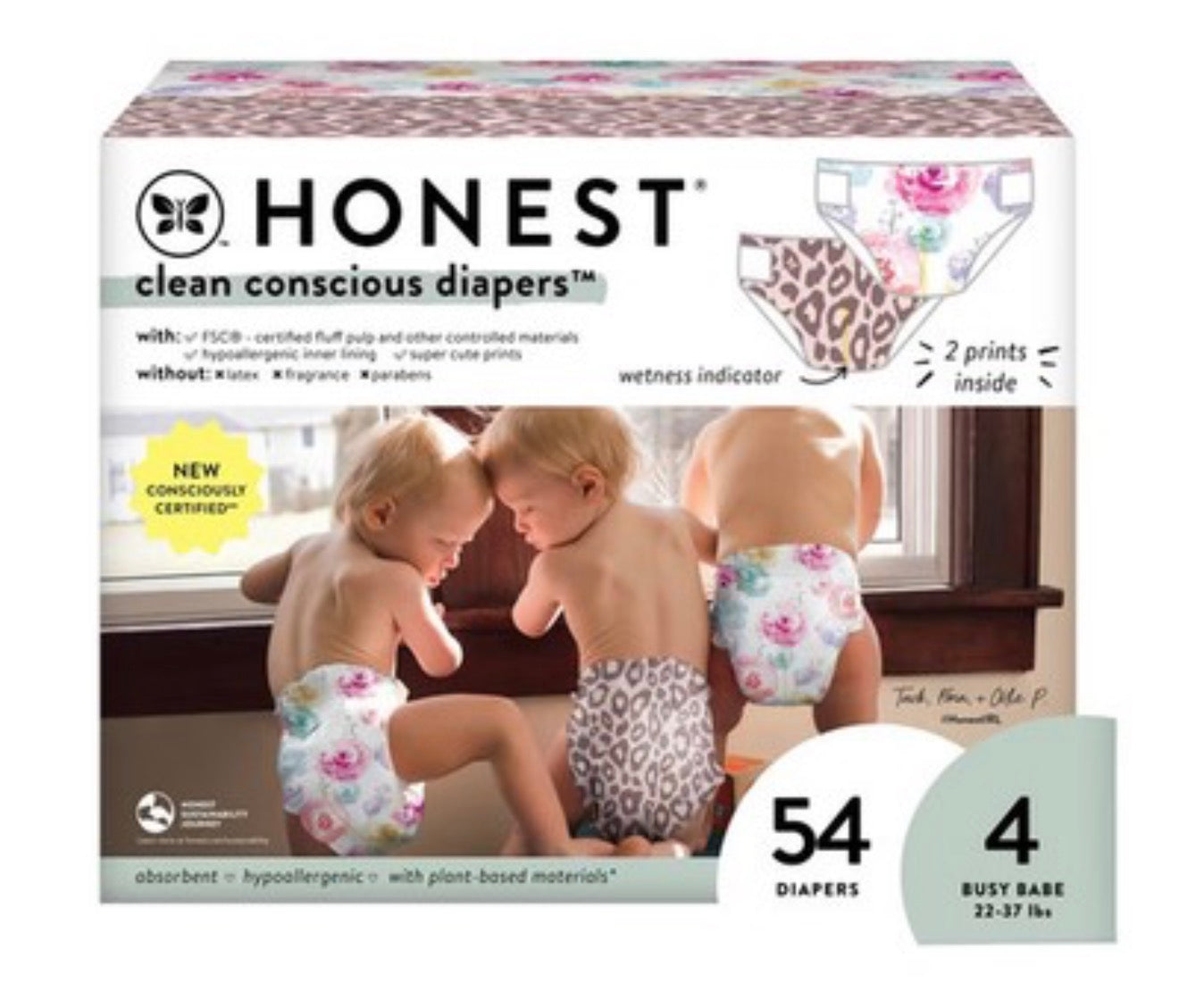 Honest Clean Conscious Disposable Diapers