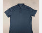 01 Algo Polo Shirt Mens XL Blue Performance Quick Dry Moisture Wick Short Sleeve