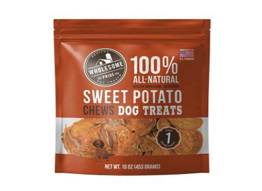 Wholesome Pride Sweet Potato Chew Dog Treats, 32 oz.