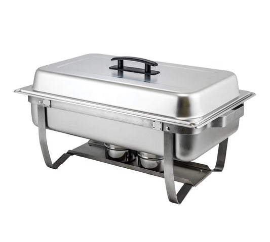 Winco Classic Chafer With Folding Stand 8 Quart Chafing Dish