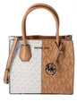 Michael Kors Women's Mercer Medium Two-Tone Logo Crossbody Bag Deer