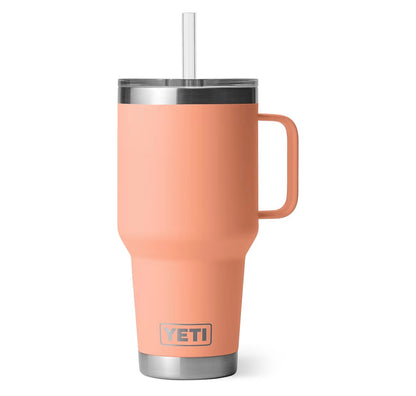 YETI Rambler 35 oz Tumbler with Handle and Straw Lid, Travel Mug Water Tumbler, Vacuum Insulated Cup with Handle, Stainless Steel