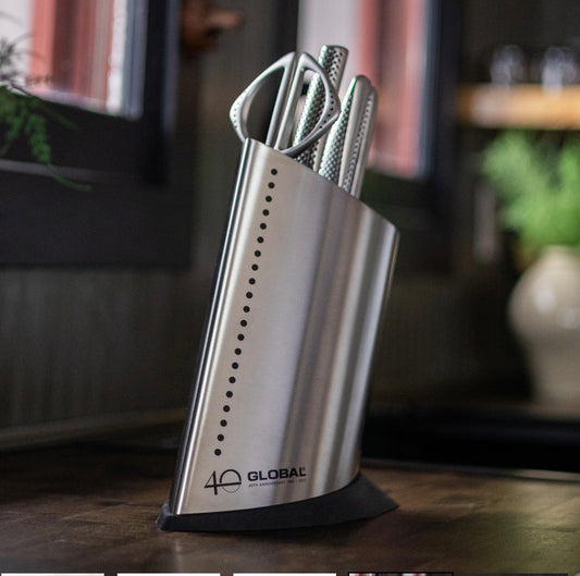 Global 40th Anniversary Knife Block, Set of 5