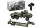 ) RC Semi Truck, 2.4Ghz 6WD Remote Control Army Truck Trailer, 41.3 Inch Large Size RC Car Toy, 1/16 Scale Tractor, Remote Control Electric Transport Vehicle Toy car for boy Gifts