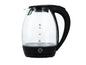 MasterChef Electric Tea Kettle, Glass and Black Water Boiler