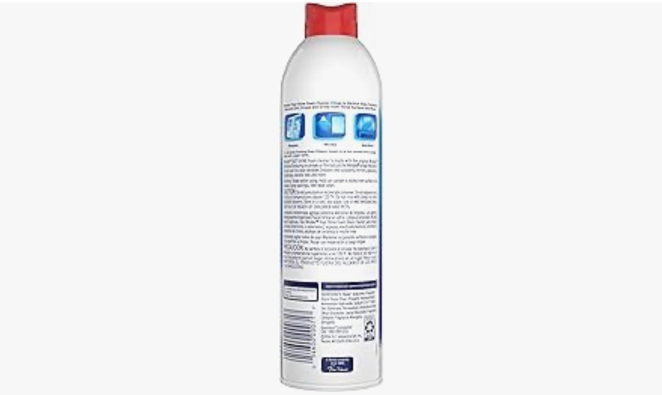 Windex Fast Shine Foam Glass Cleaner, No-Drip Aerosol Cleaning Spray, 19 oz.