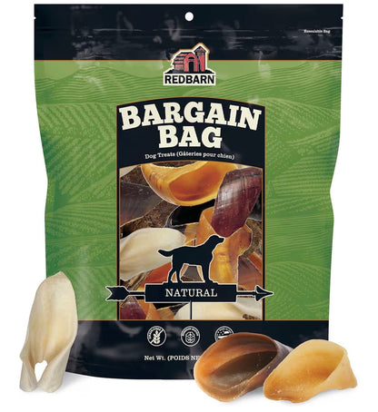 Redbarn Pet Products All-Natural Bargain Bag Variety Pack of Premium Dog Chews - Grain-Free Dental Treats for All Breeds- Made in USA with No Artificial Ingredients - 2 lb. Bag