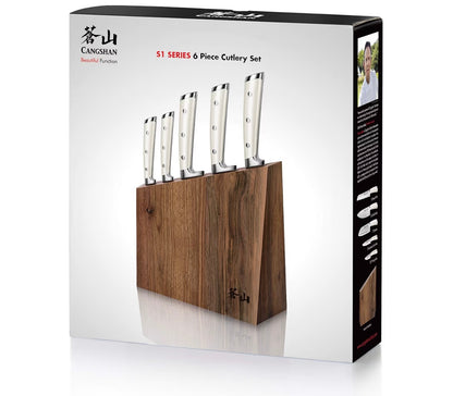 Cangshan S1 Series 59663 6-Piece German Steel Forged Knife Set