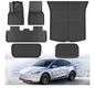 Tesla Model Y Floor Mats Juniper TPE Frunk Trunk Cargo Liner Front Rear