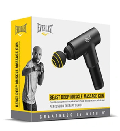 EVERLAST BEAST 6-SPEED PERCUSSION MASSAGE GUN - BLACK