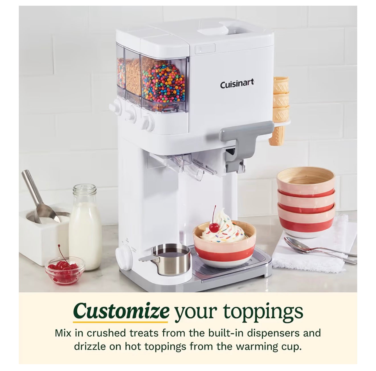 Cuisinart Soft Serve Ice Cream Machine- Mix It In Ice Cream Maker