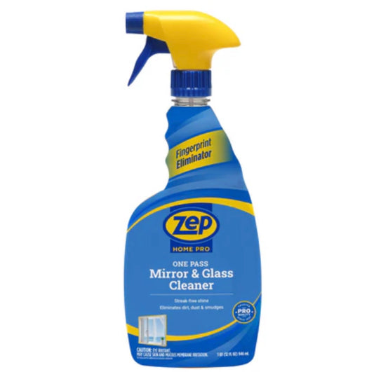 Zep Home Pro One-Pass Mirror & Glass Cleaner - 32 Fl. Oz