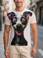 Happy Dog Graphic T-Shirt